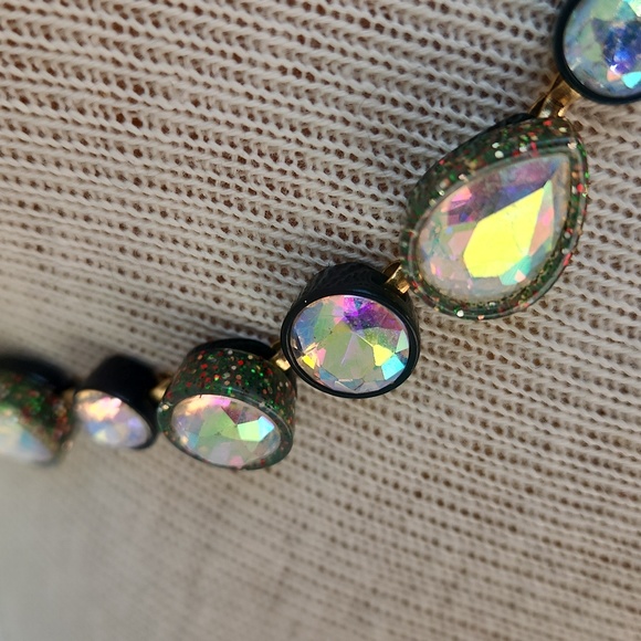 J. Crew Sea Glass Glittery, Infinity Stone Brulee Necklace - Picture 10 of 12